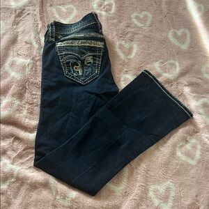 Rock Revival Dark Blue Boot Cut Jeans